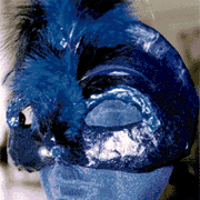 Blue Tuft Mask