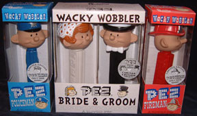 wacky wobblers of PEZ® characters