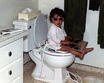 the webmastress herself at an early age....